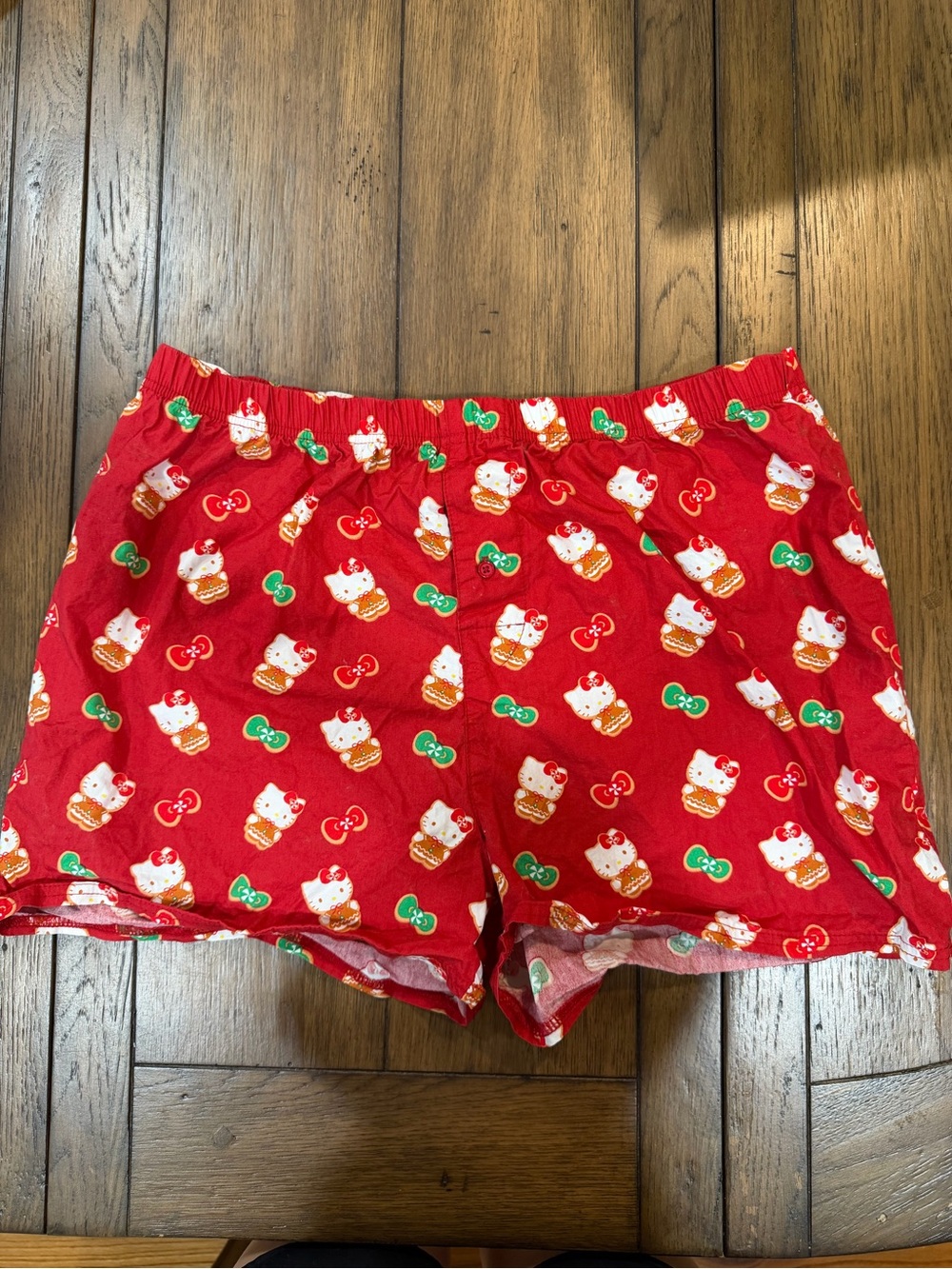 Aeropostale hello kitty Christmas boxer shorts size L